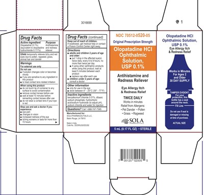 Listing copy Olopatadine HCI Opthalmic Sol_5ml_3016699_INR_APVL_0421 copy.jpg Carton Label - Listing copy Olopatadine HCI Opthalmic Sol 5ml 3016699 INR APVL 0421 copy